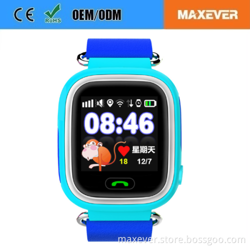 Touch Screen Phone Call Q90 Children GPS Tracker Smart Watch For Kids